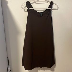 Brown swimsuit coverup